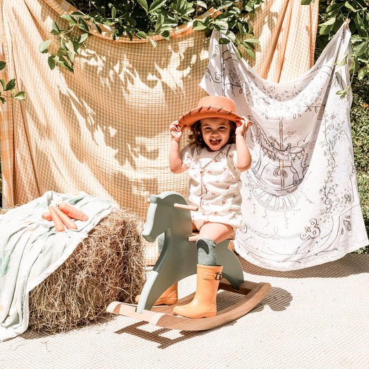 Caballito balancín para niños