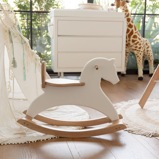 caballo de madera para niños