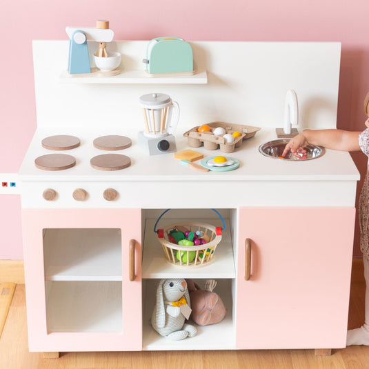 cocinita infantil de madera