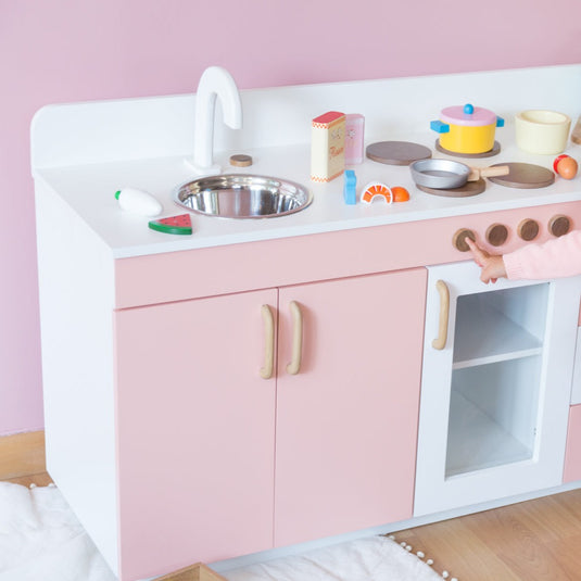 cocina de juguete montessori