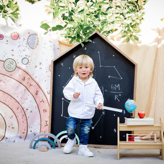 Tablero de casita Montessori