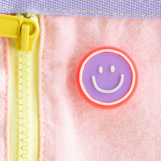 Pin Happy Face Accesorios Morral Pack and Play