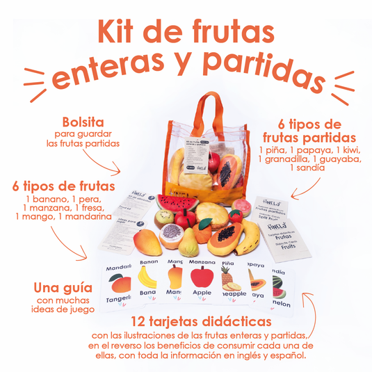 Kit Frutas Enteras y Partidas TINELA