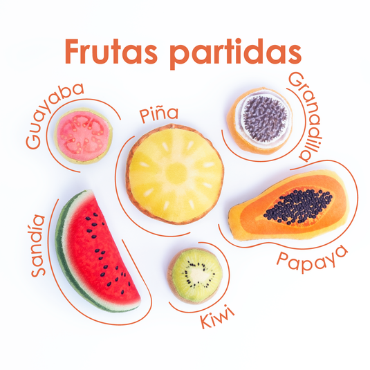 Kit frutas partidas TINELA