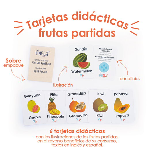 Kit frutas partidas TINELA